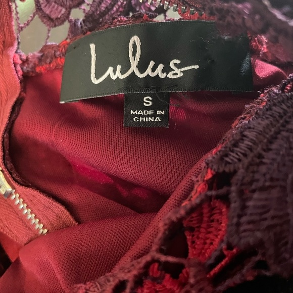 Lulu’s Lace Midi Dress, Size S, Partially Lined, Short Sleeves, Party Dr… - Picture 10 of 15